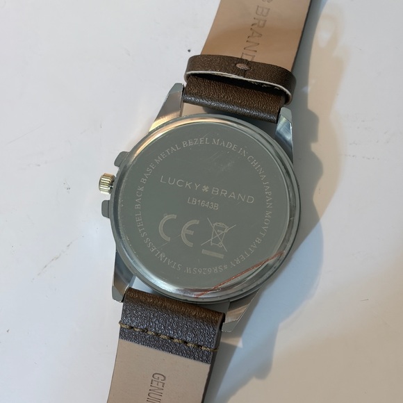 Lucky Brand Brown Leather Strap Watch - Picture 6 of 6